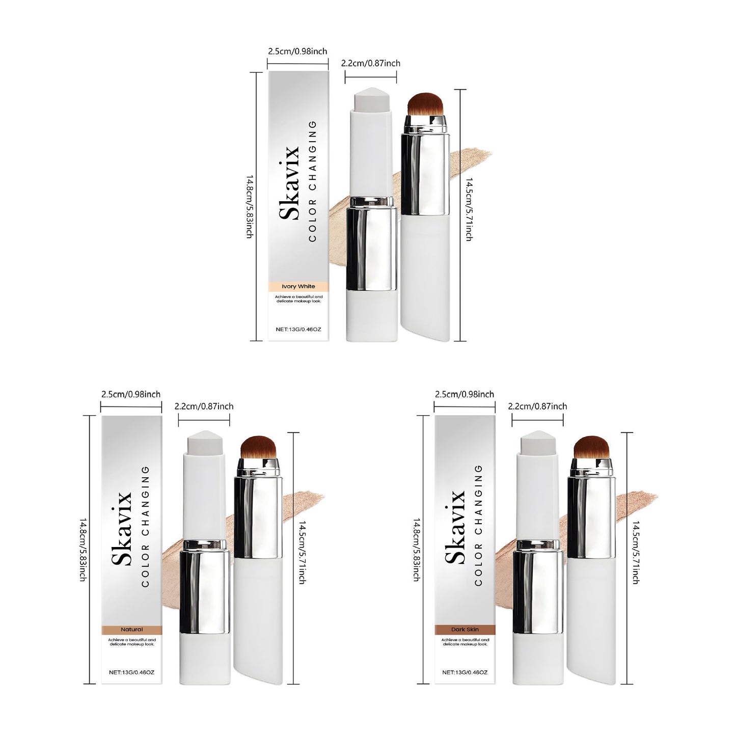 Skavix™ Korean Color-Changing Foundation stick
